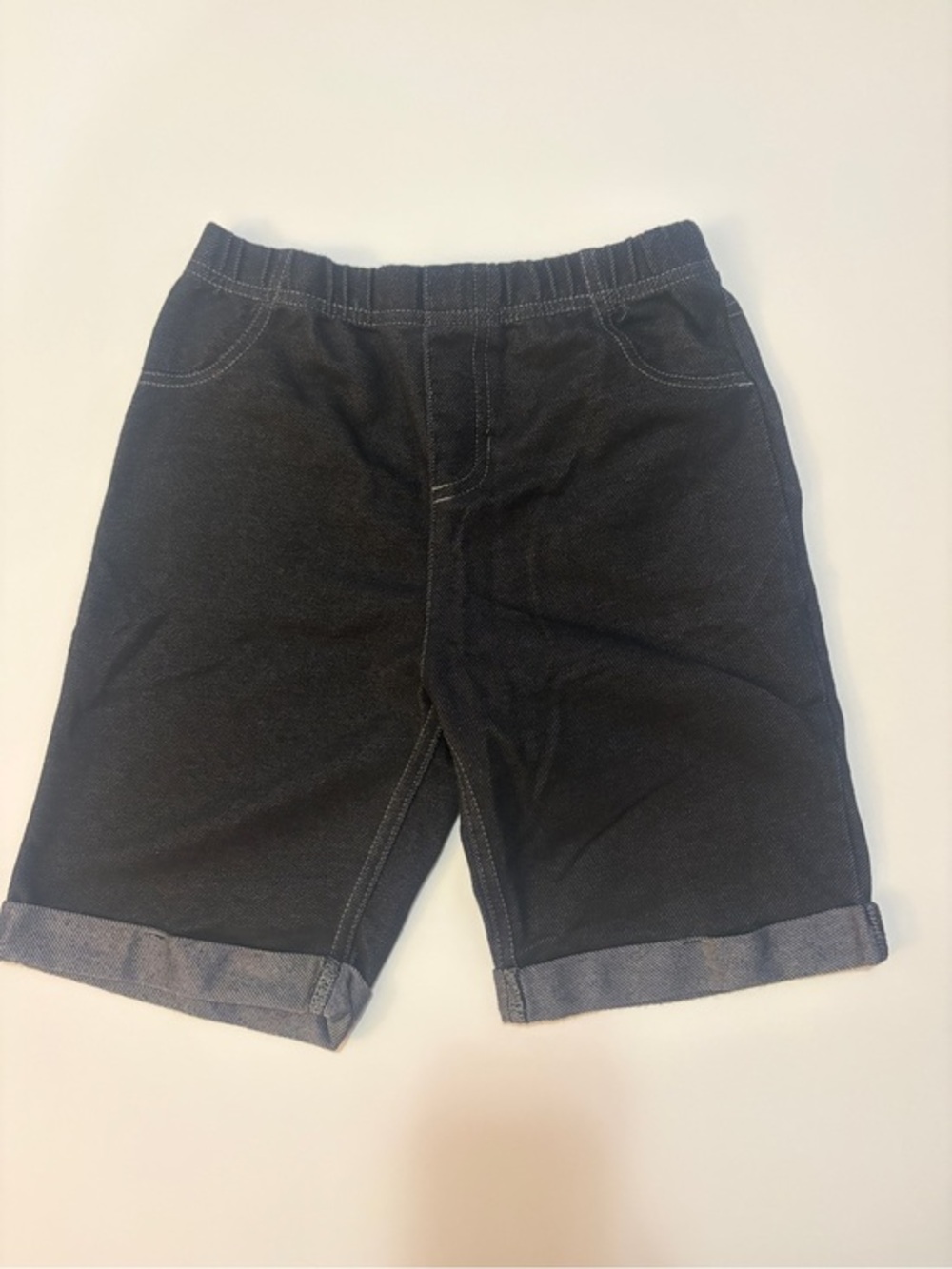 Stretch jegging jean shorts